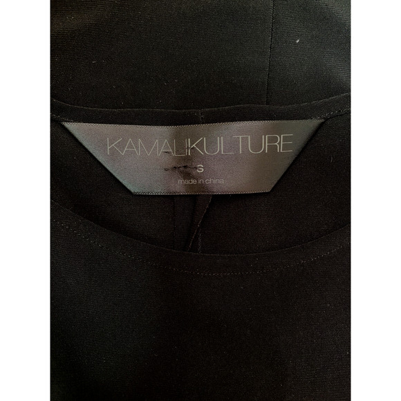 NORMA KAMALI Kulture Black Tie Front Sleeveless Jersey Knit Dress Sheath… - Picture 5 of 5